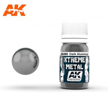 AK INTERACTIVE XTREME METAL DARK ALUMINIUM 30ML AK480